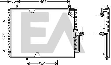 EACLIMA 30C50004 - Kondenzator, klima-Uređaj www.molydon.hr