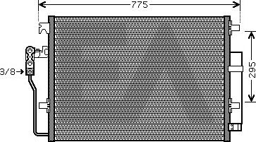 EACLIMA 30C77038 - Kondenzator, klima-Uređaj www.molydon.hr