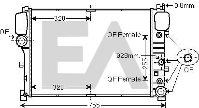 EACLIMA 31R50096 - Hladnjak, hladjenje motora www.molydon.hr