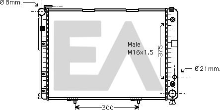EACLIMA 31R50064 - Hladnjak, hladjenje motora www.molydon.hr