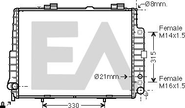 EACLIMA 31R50079 - Hladnjak, hladjenje motora www.molydon.hr