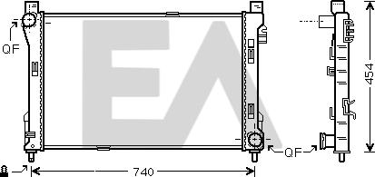 EACLIMA 31R50078 - Hladnjak, hladjenje motora www.molydon.hr