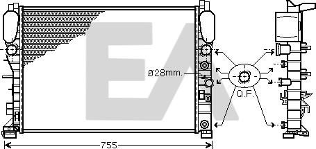 EACLIMA 31R50169 - Hladnjak, hladjenje motora www.molydon.hr