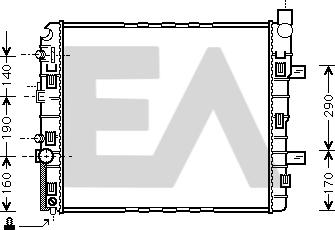 EACLIMA 31R50163 - Hladnjak, hladjenje motora www.molydon.hr