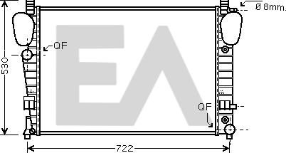 EACLIMA 31R50162 - Hladnjak, hladjenje motora www.molydon.hr