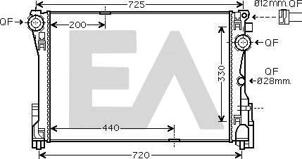 EACLIMA 31R50105 - Hladnjak, hladjenje motora www.molydon.hr