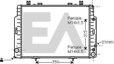 EACLIMA 31R50118 - Hladnjak, hladjenje motora www.molydon.hr