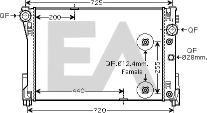EACLIMA 31R50186 - Hladnjak, hladjenje motora www.molydon.hr