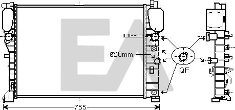 EACLIMA 31R50181 - Hladnjak, hladjenje motora www.molydon.hr