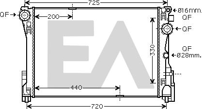EACLIMA 31R50188 - Hladnjak, hladjenje motora www.molydon.hr