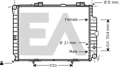 EACLIMA 31R50136 - Hladnjak, hladjenje motora www.molydon.hr