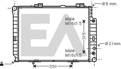 EACLIMA 31R50131 - Hladnjak, hladjenje motora www.molydon.hr