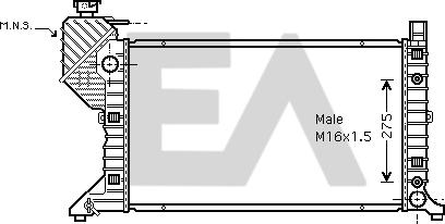 EACLIMA 31R50129 - Hladnjak, hladjenje motora www.molydon.hr