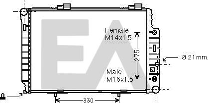 EACLIMA 31R50127 - Hladnjak, hladjenje motora www.molydon.hr