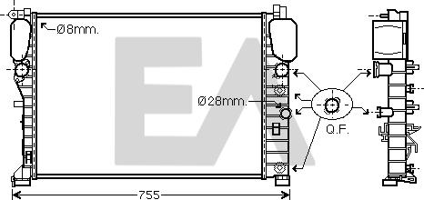 EACLIMA 31R50179 - Hladnjak, hladjenje motora www.molydon.hr