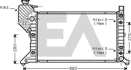 EACLIMA 31R50170 - Hladnjak, hladjenje motora www.molydon.hr