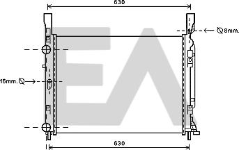 EACLIMA 31R60153 - Hladnjak, hladjenje motora www.molydon.hr