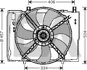 EACLIMA 33V50004 - Ventilator, hladjenje motora www.molydon.hr