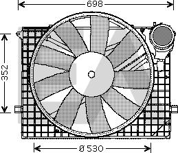 EACLIMA 33V50005 - Ventilator, hladjenje motora www.molydon.hr