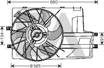 EACLIMA 33V50008 - Ventilator, hladjenje motora www.molydon.hr