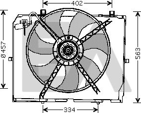 EACLIMA 33V50003 - Ventilator, hladjenje motora www.molydon.hr