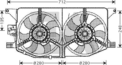 EACLIMA 33V50007 - Ventilator, hladjenje motora www.molydon.hr