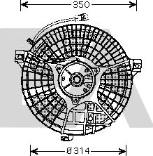 EACLIMA 33V50014 - Ventilator, hladjenje motora www.molydon.hr