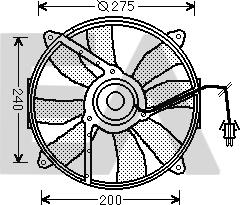 EACLIMA 33V50016 - Ventilator, hladjenje motora www.molydon.hr