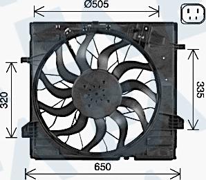 EACLIMA 33V50024 - Ventilator, hladjenje motora www.molydon.hr