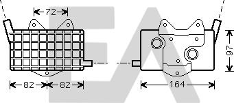 EACLIMA 37G50009 - Uljni hladnjak, ulje za motor www.molydon.hr