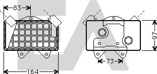 EACLIMA 37G50008 - Uljni hladnjak, ulje za motor www.molydon.hr
