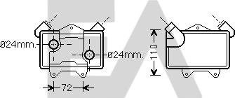 EACLIMA 37G50016 - Uljni hladnjak, ulje za motor www.molydon.hr