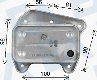 EACLIMA 37G50038 - Uljni hladnjak, ulje za motor www.molydon.hr