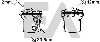 EACLIMA 37G50026 - Uljni hladnjak, ulje za motor www.molydon.hr