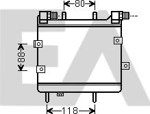EACLIMA 37G50021 - Uljni hladnjak, ulje za motor www.molydon.hr