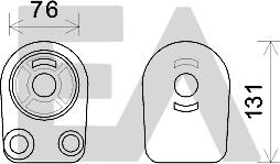 EACLIMA 37G60005 - Uljni hladnjak, ulje za motor www.molydon.hr