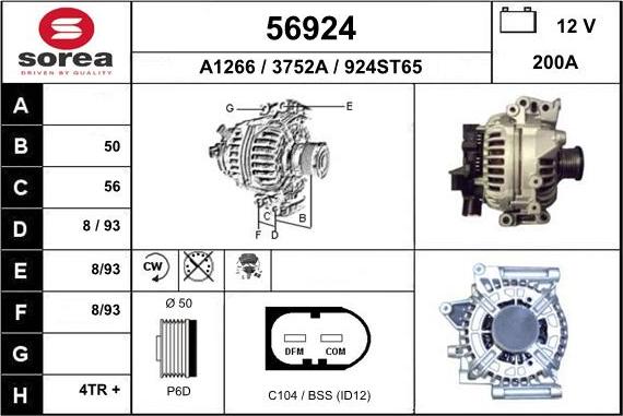 EAI 56924 - Alternator www.molydon.hr