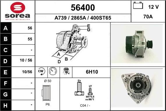 EAI 56400 - Alternator www.molydon.hr