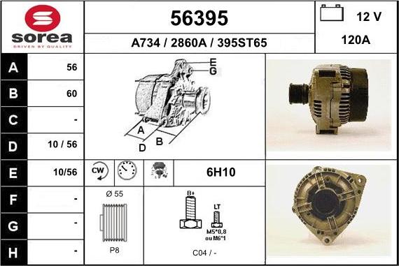 EAI 56395 - Alternator www.molydon.hr