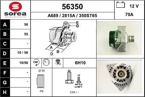 EAI 56350 - Alternator www.molydon.hr