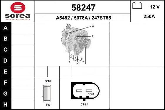 EAI 58247 - Alternator www.molydon.hr