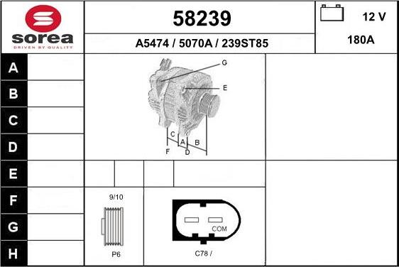EAI 58239 - Alternator www.molydon.hr