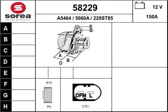 EAI 58229 - Alternator www.molydon.hr