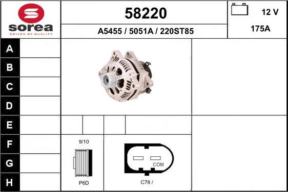 EAI 58220 - Alternator www.molydon.hr