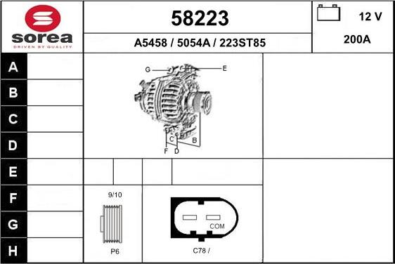 EAI 58223 - Alternator www.molydon.hr