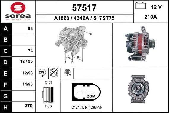 EAI 57517 - Alternator www.molydon.hr
