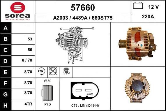 EAI 57660 - Alternator www.molydon.hr