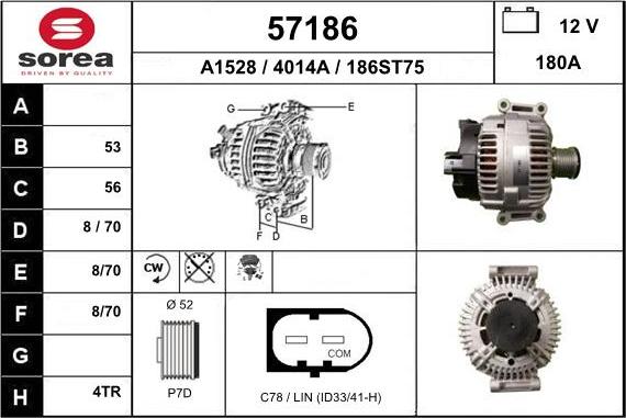 EAI 57186 - Alternator www.molydon.hr