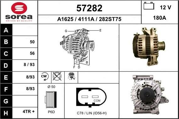 EAI 57282 - Alternator www.molydon.hr
