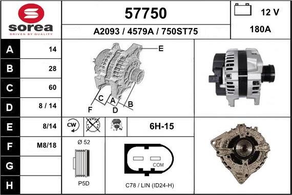 EAI 57750 - Alternator www.molydon.hr